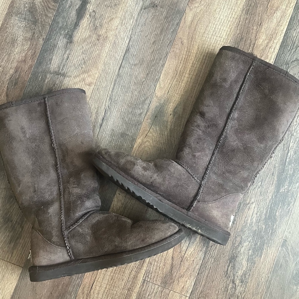 Ugg chocolate brown tall classic boot
